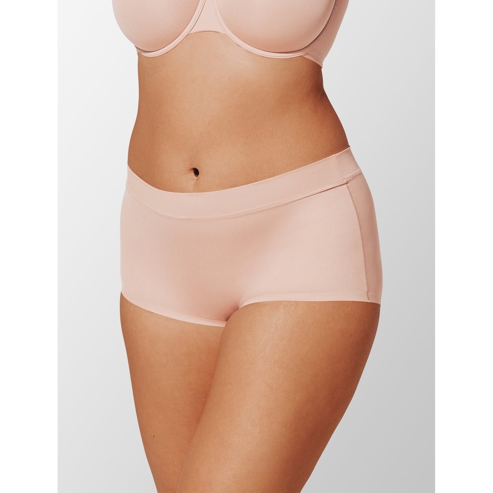 ThirdLove Form Seamless Boyshort Panties Nude Beige High Rise Underwear